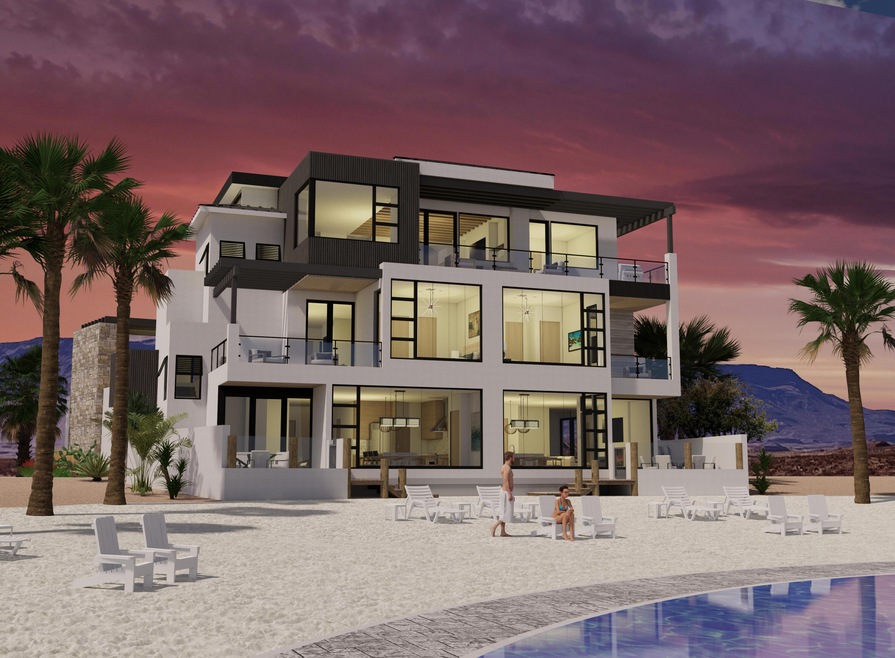 Desert Color Bungalow dusk 2