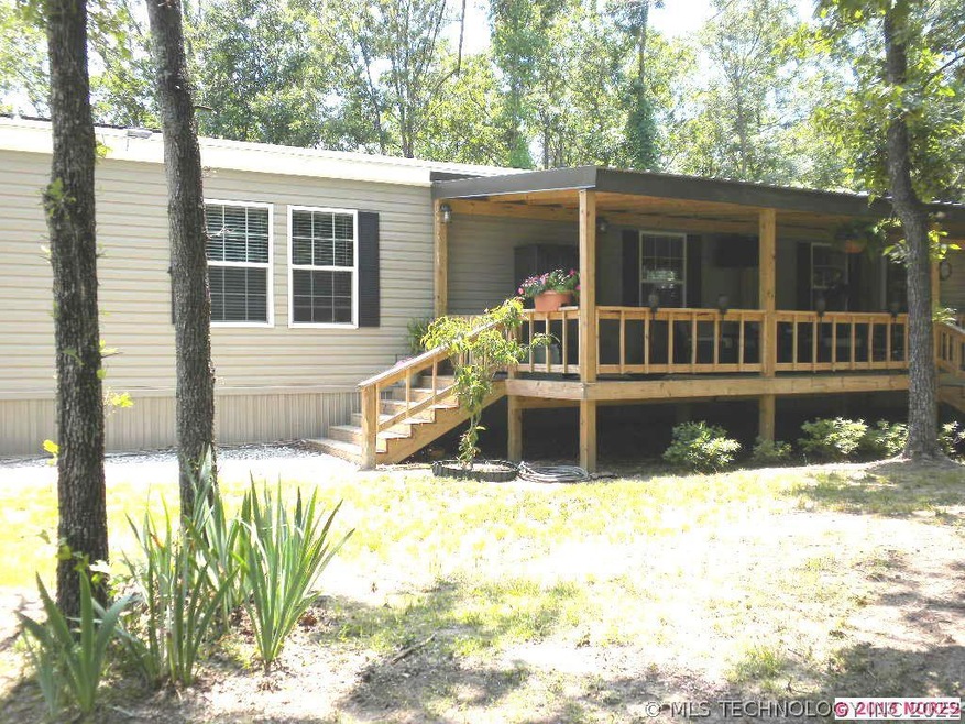 Large covered porch.