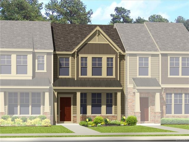 Rendering of the home that is being built on this 