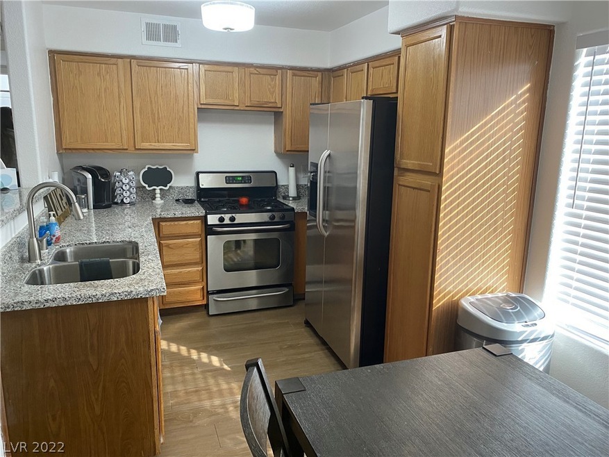 Granite counters and stainless appliances!