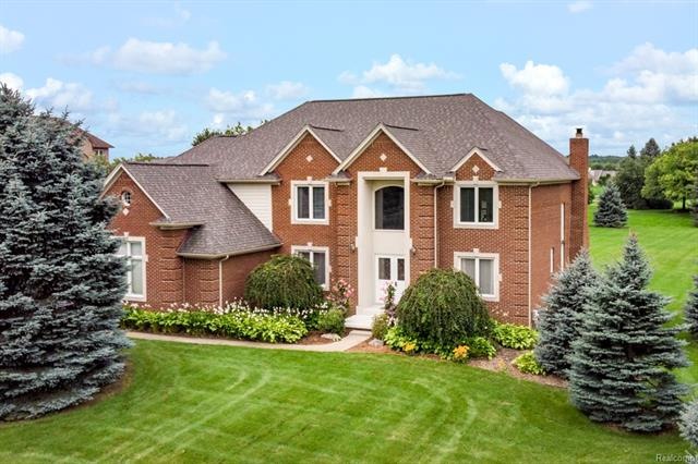 Stunning two story brick exterior