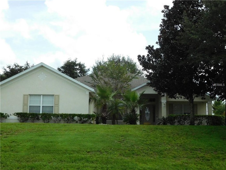 Front elevation set on a hill