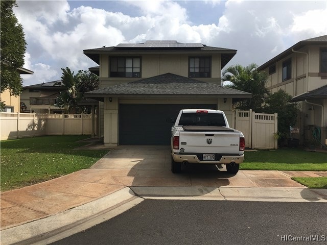 Front of home on cul-de-sac with large, flat and u