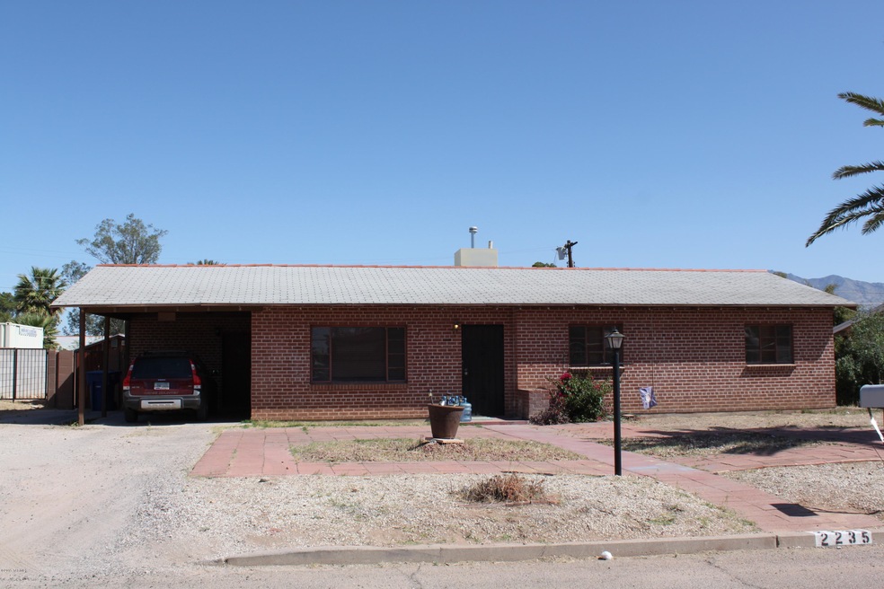 Front Elevation- Single Car Carport