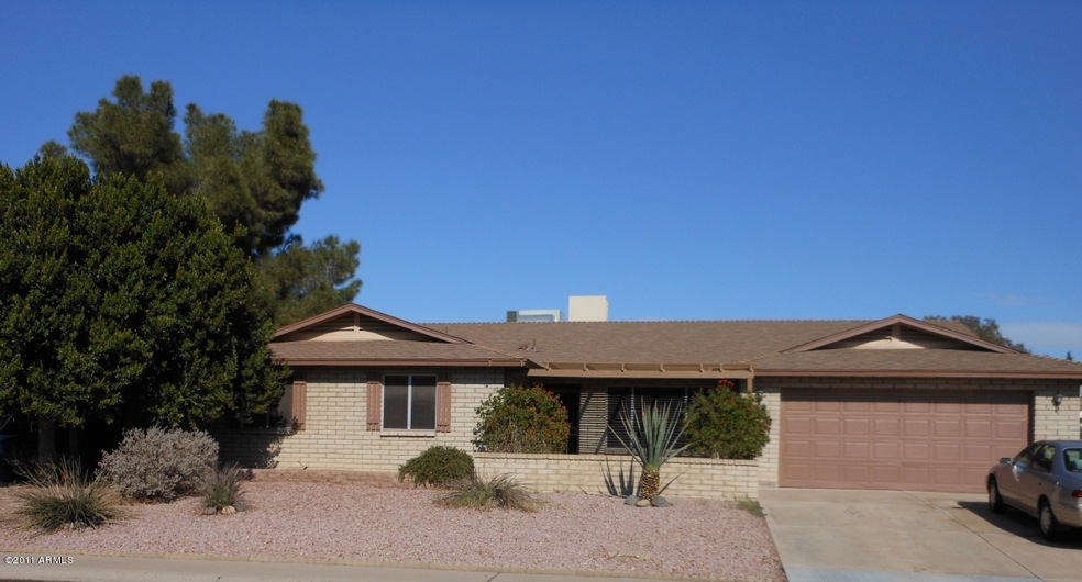 Front view of house