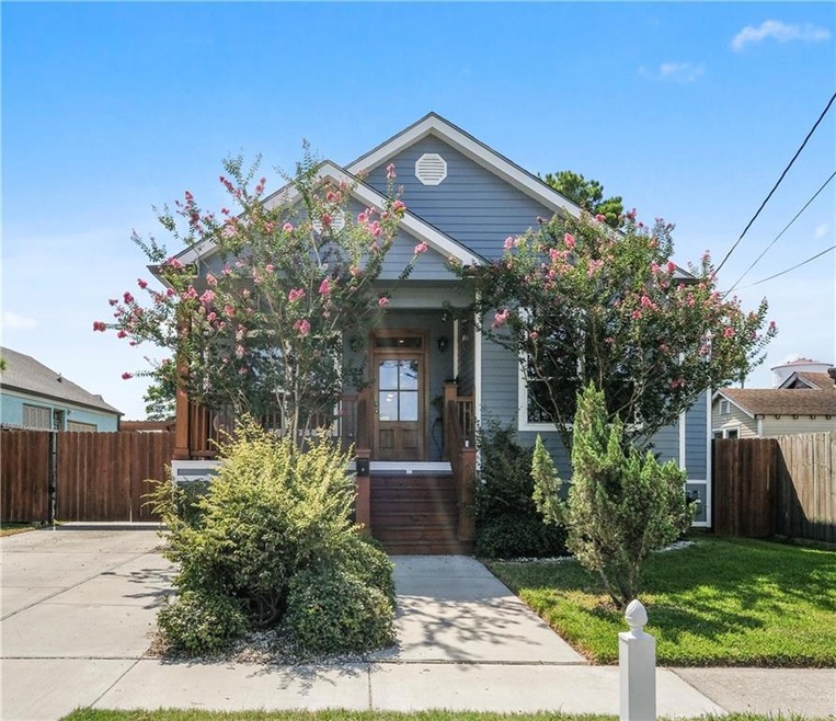 Front View with luscious curb appeal, motorized ga