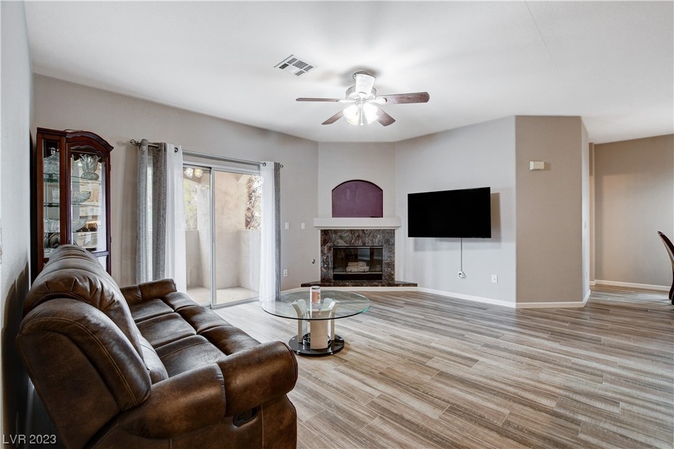 Cozy living room with fireplace