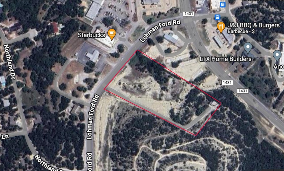 Map / location with property parcel outlined