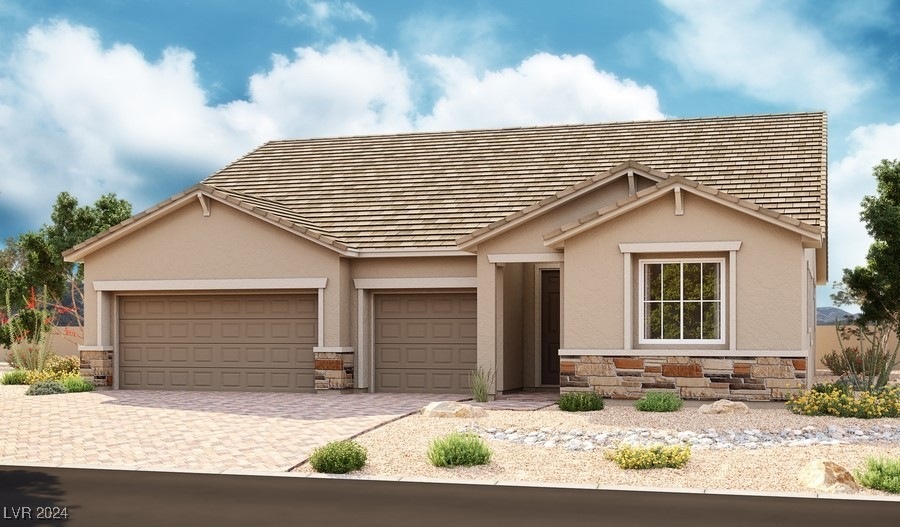Patterson Plan ~ Elevation B ~ Rendering