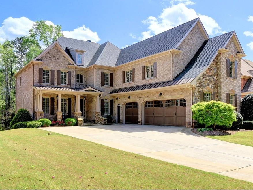 Front view of this like new executive home.