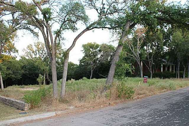 Looking South at the lot from the northwest corner