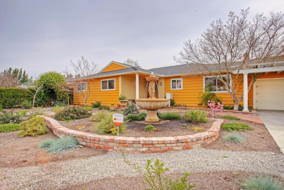Drought tolerant landscaping.