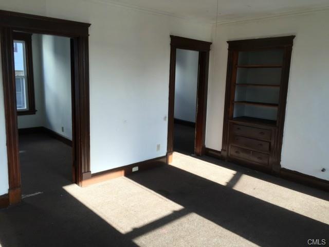 Living room w/ built-in
