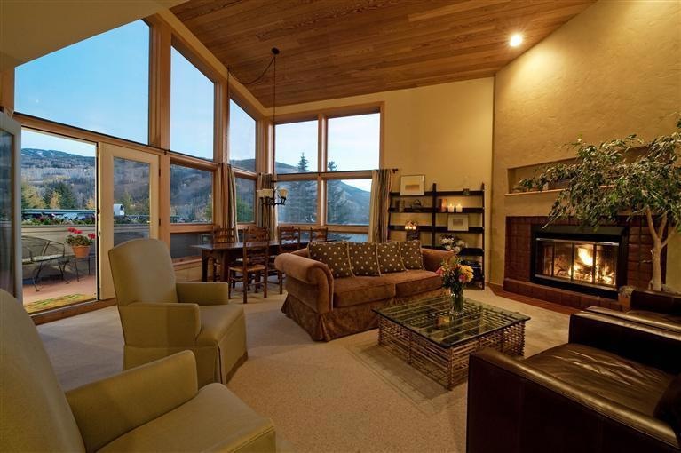 Stunning ski slope views from expansive