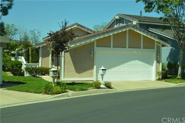 Front view of home. Entrance on left side.