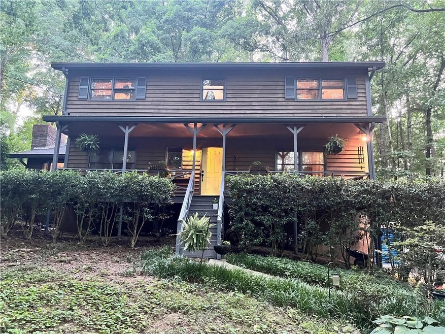 Front facade with covered porch