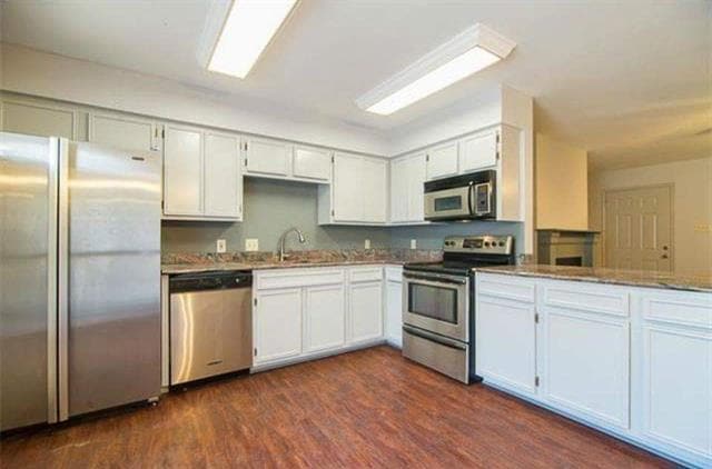 Kitchen that opens to Living Room