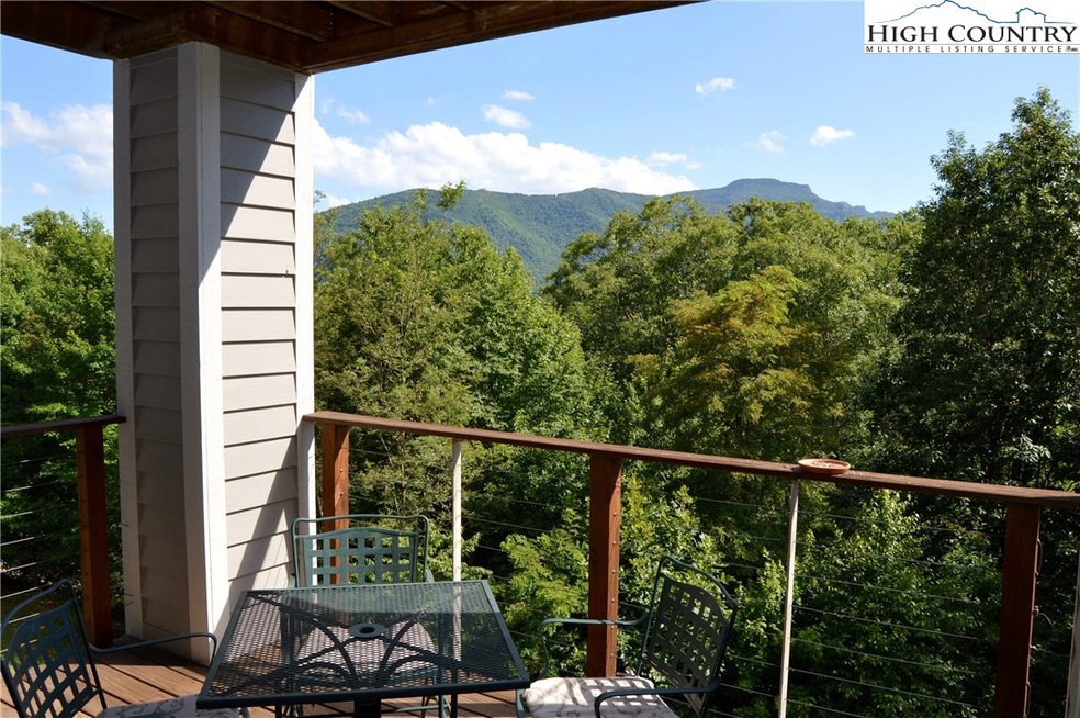 Listen to the birds and rustle of trees as you gaze upon the Grandfather Mtn from the privacy of your covered deck.