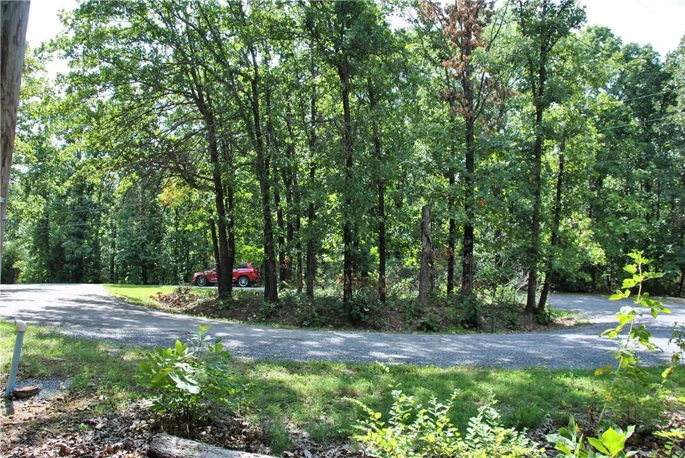 View from lot looking out at the peaceful cul-de-sac.