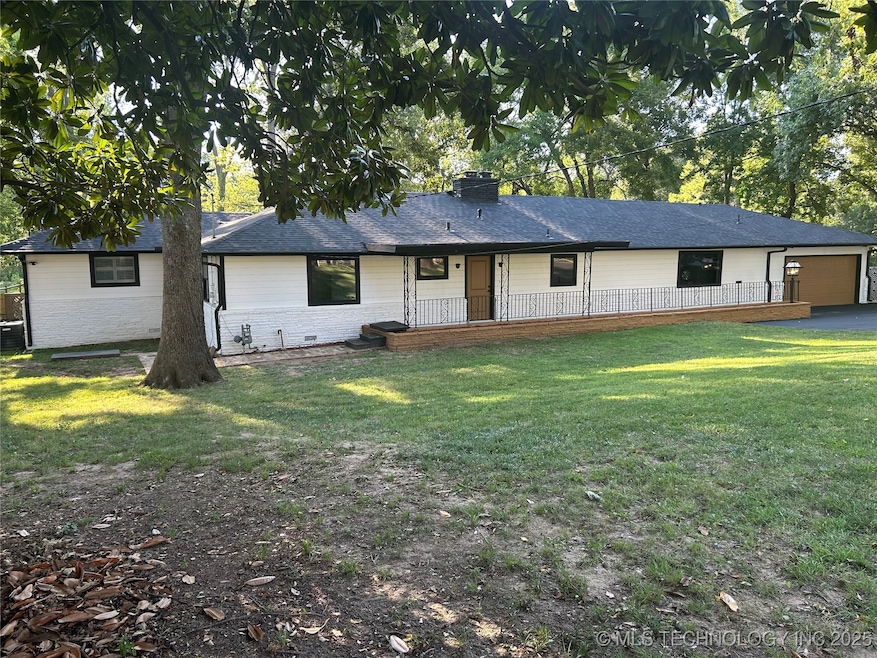 Front view of house