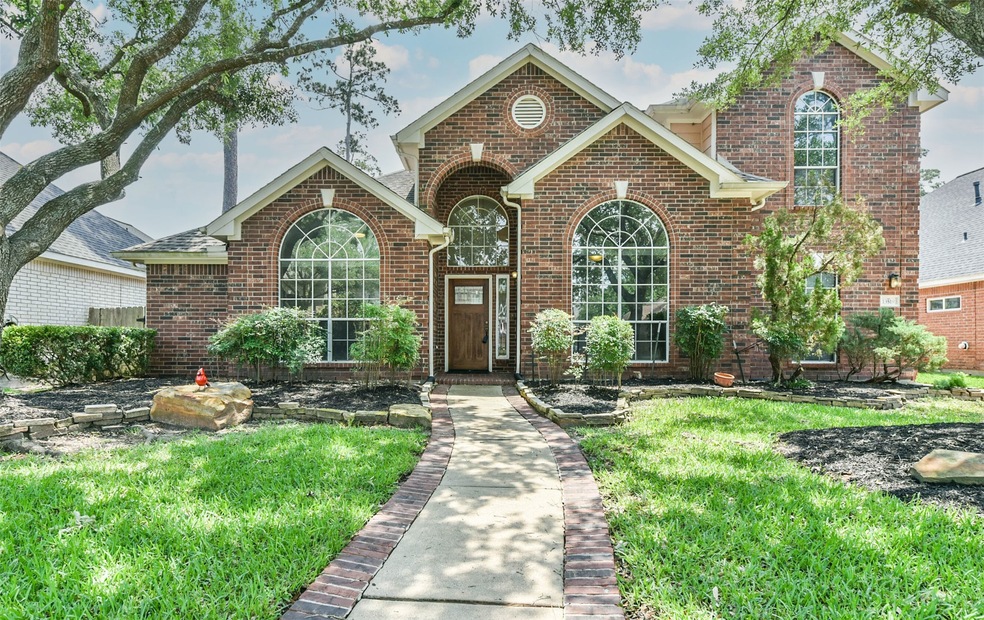 Home with Pool on Low traffic Cul-De-Sac Street. Nice Rock Lined and Accented Landscaping.