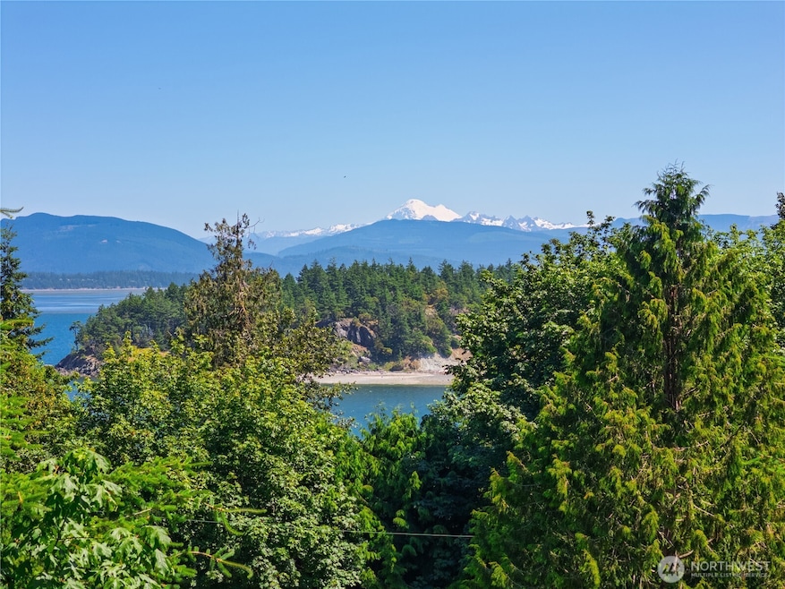 Views of Huckleberry Island and Mt Baker