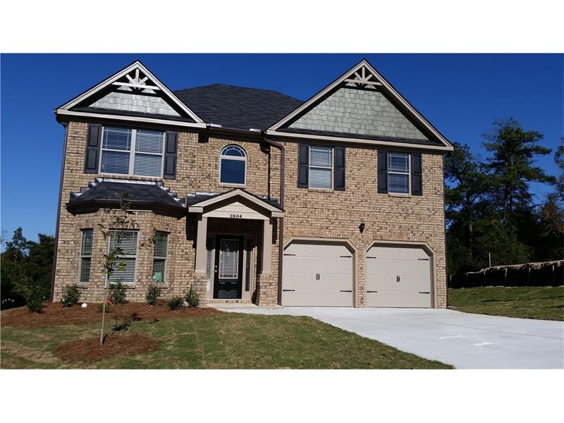 Brick front with shake accents