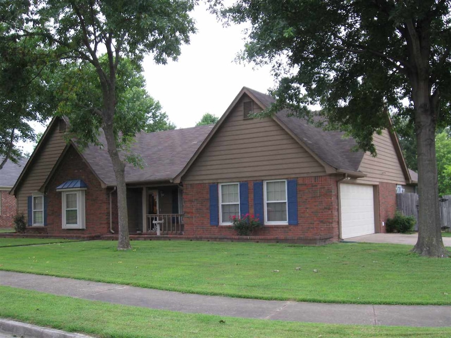 Exterior Front, Welcoming Covered Porch. One Story