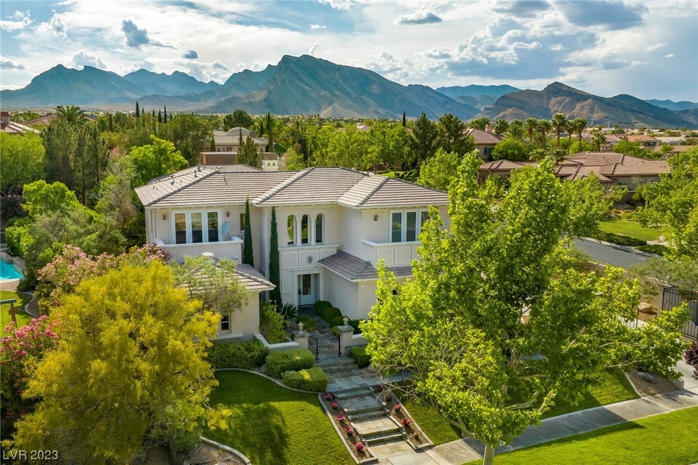 Custom Home in Desirable Guard Gated Summerlin Com