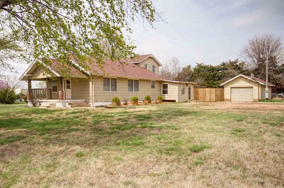 1.25 Acres on a corner lot.