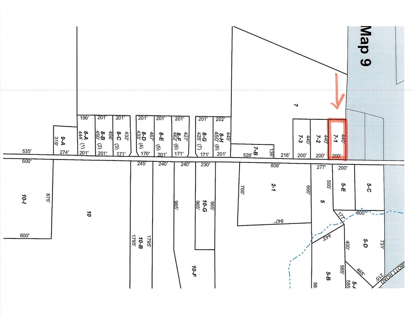 Lot 1 Map