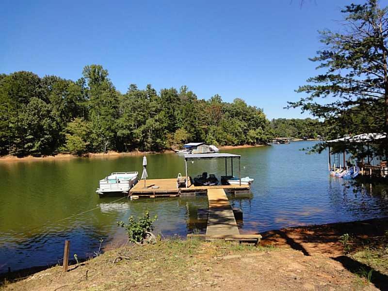 Other. Boat dock with swim platform & pontoon boat