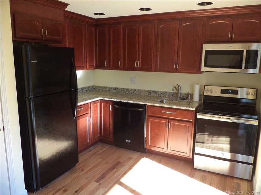 Newly remodeled kitchen with granite countertops, 