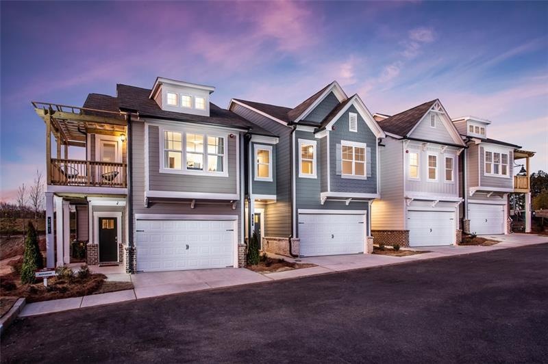 Semi detached end unit 3 story townhome