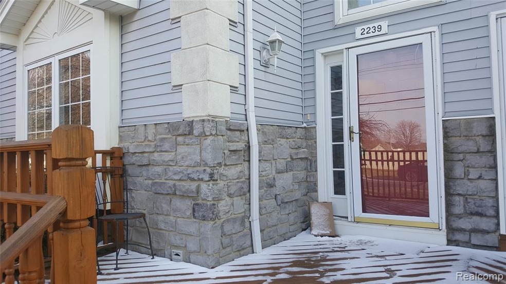Front door and deck.
