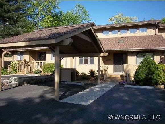 Front view and carport