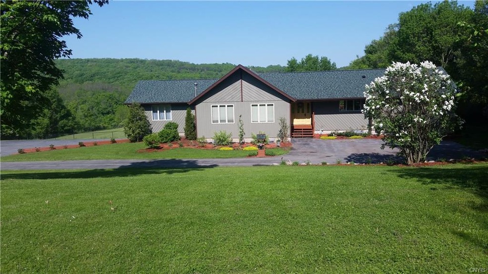 Hillside ranch on 5 acres with breathtaking views.