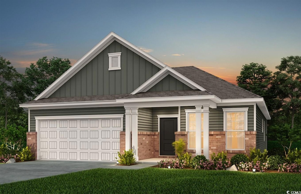 Craftsman-style house featuring board and batten s