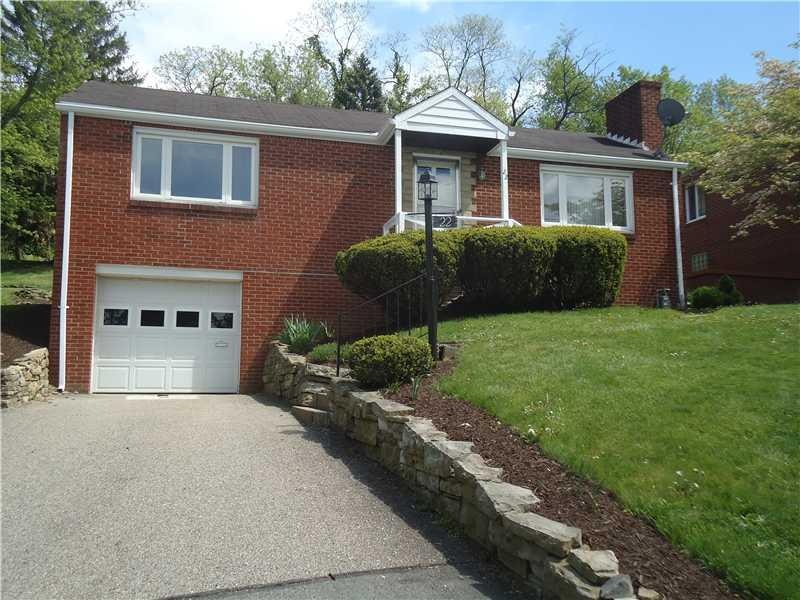 Exterior Front. One level living! Extra wide drive