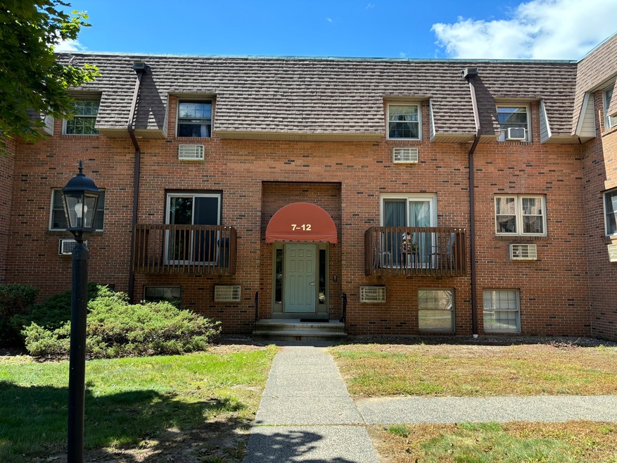 Main entrance at front of building