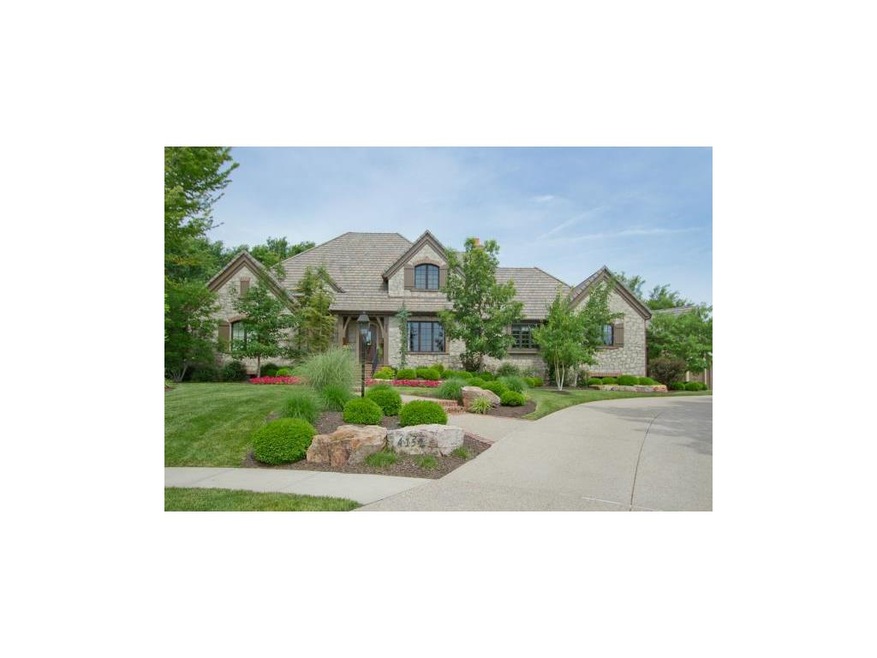 Front elevation 4152 West 111th Terrace, Leawood, 