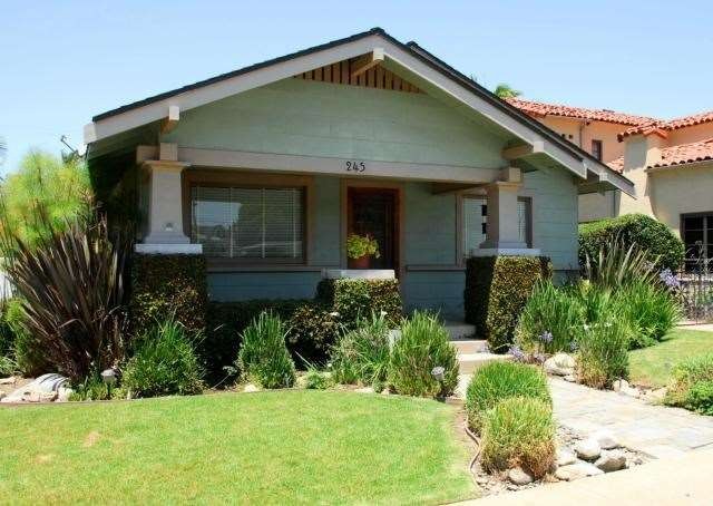Front street view of 245 Termino, 2nd home in rear