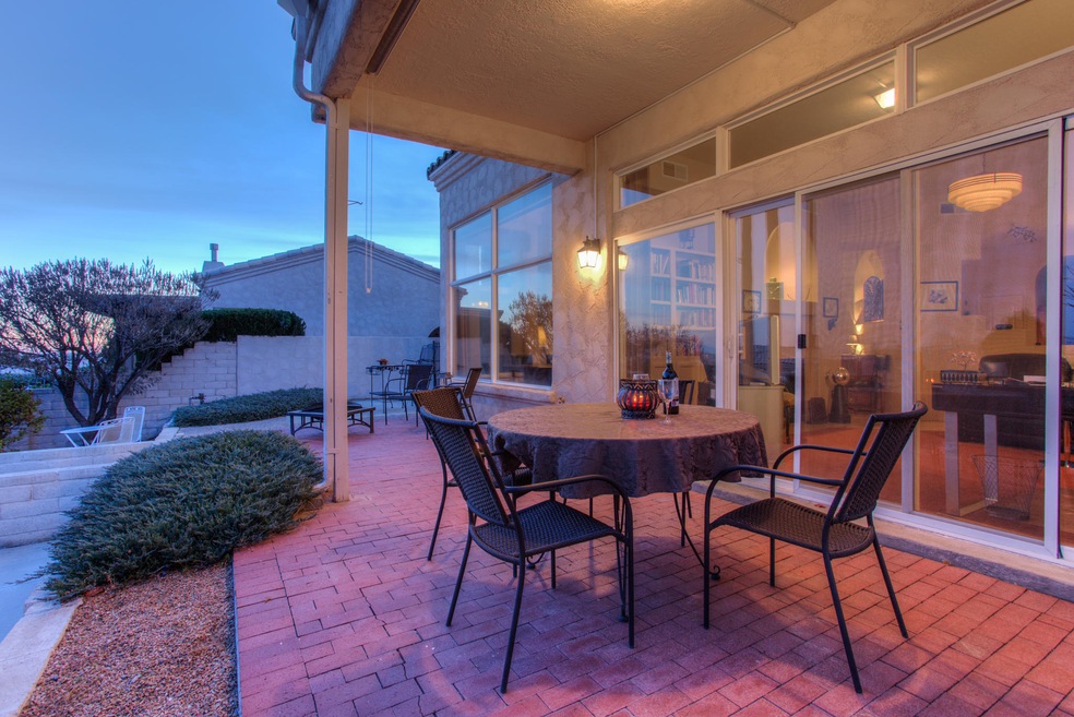 Miramar Patio at Dusk