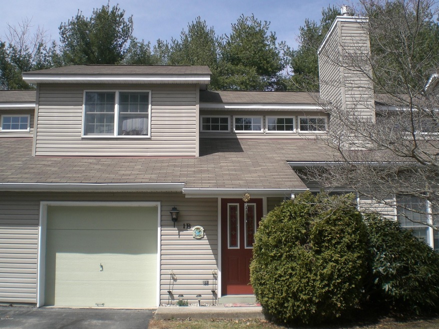 Front view of the townhouse