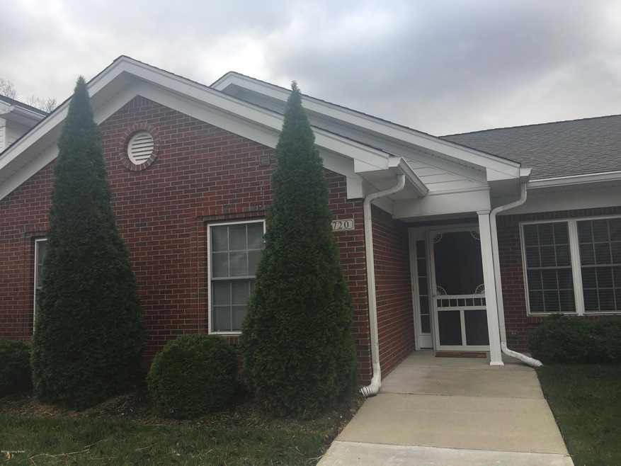 Front of patio