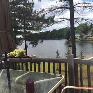 Lake view from the deck