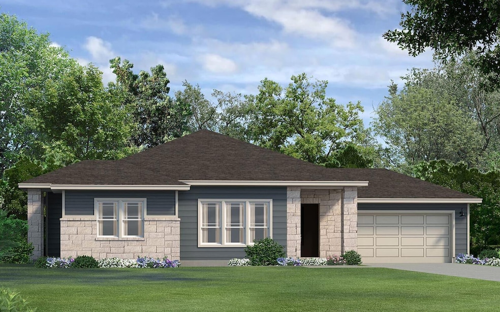 View of front of house with roof with shingles, a
