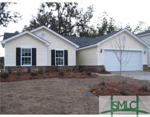 Exterior Front. The Mt. Pleasent plan