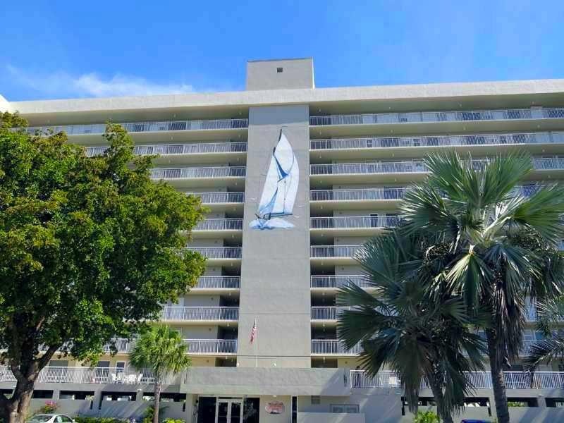 front of building