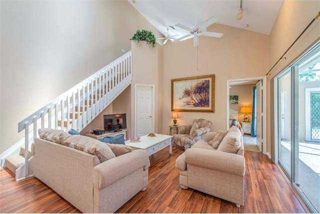 Living Room opens to Private Courtyard
